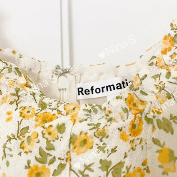 Reformation Esther Dress in Lima - Picture 5 of 6